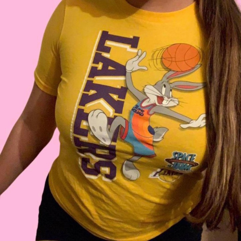 Space Jam Lakers Top